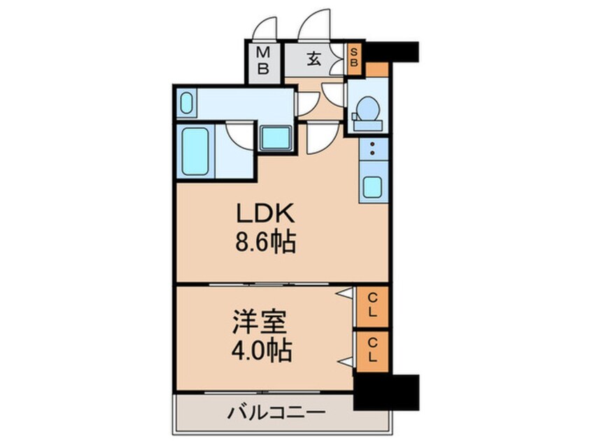 間取図 スプランディッドⅦ