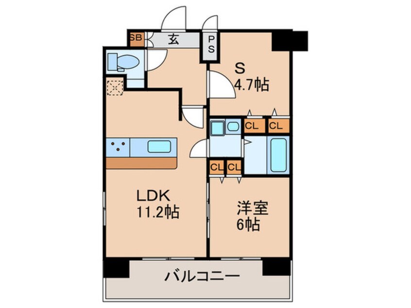 間取図 スプランディッドⅦ