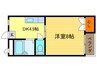 レジデンス ジュエリー 1DKの間取り