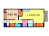 メゾンソレイユ 1LDKの間取り