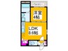 仮）F asecia Phanes 1LDKの間取り