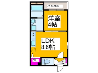 間取図 仮）F asecia Phanes