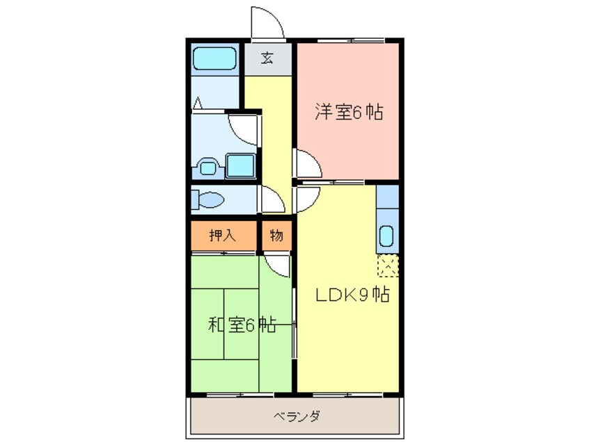 間取図 メゾン南浜