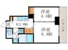 ＶｉＶｉセムブラード 2Kの間取り