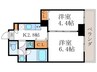 ＶｉＶｉセムブラード 2Kの間取り
