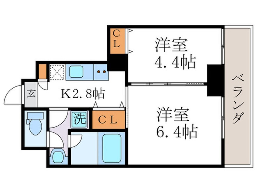 間取図 ＶｉＶｉセムブラード