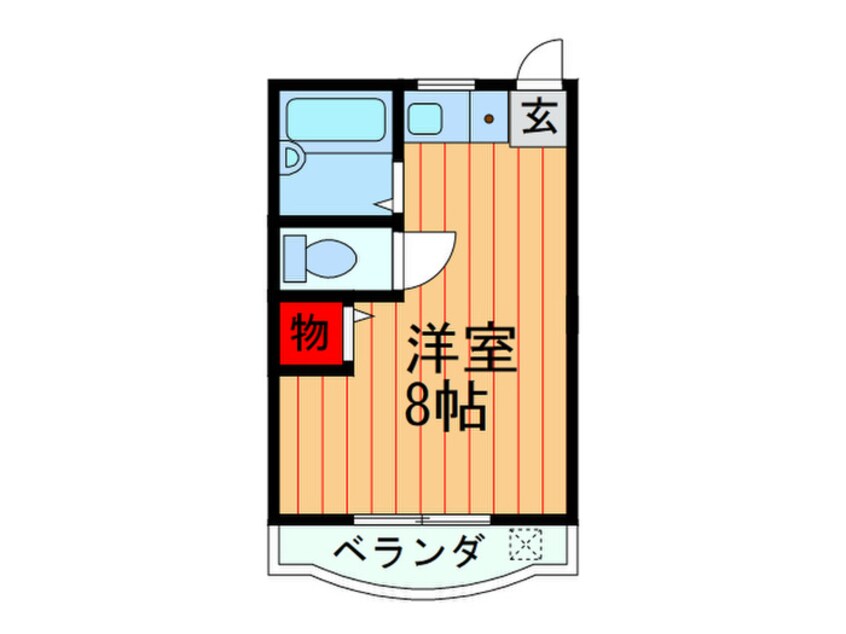 間取図 シャンティ－三矢No.２