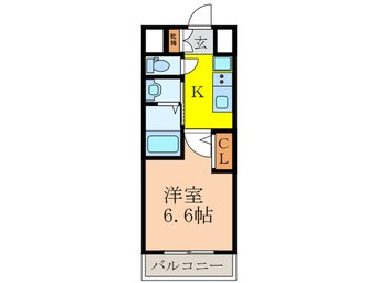 間取図 ｴｽﾃﾑｺｰﾄ新大阪XIVｱｲｼｰ(504)