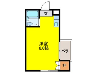 間取図 コスモハイム