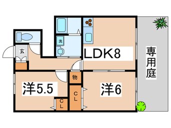 間取図 パナコ－ト長田