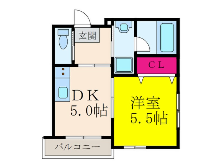 間取図 パーチェ豊中