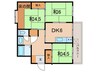 明舞第二団地5号棟（225） 3DKの間取り