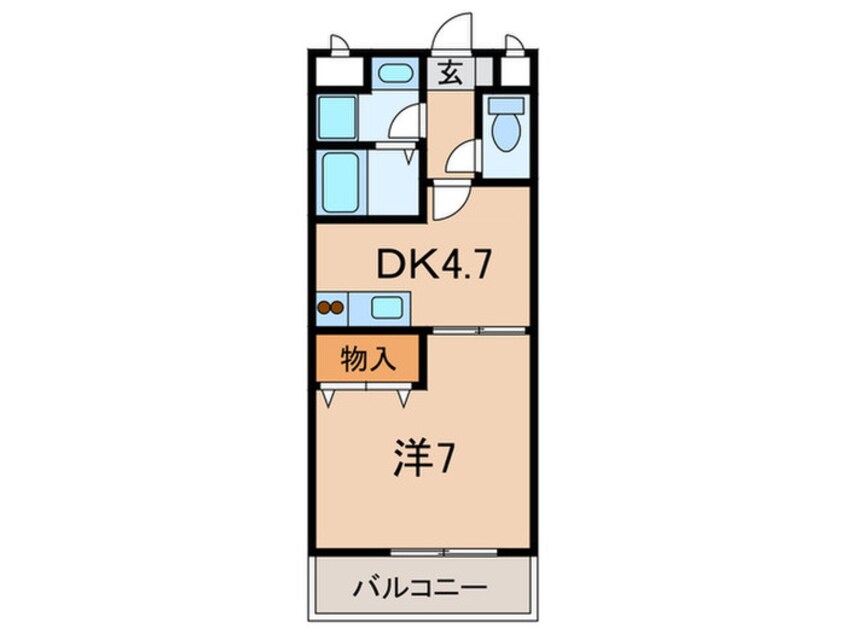 間取図 エスコ－ト行基