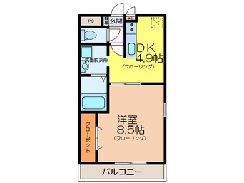 間取図 ｱﾝﾌﾟﾙ-ﾙｸﾗ-ｼﾞｭｺﾘ-ﾇｼｬﾝⅠ