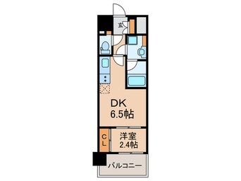 間取図 コンフォリア・リヴ南森町Q