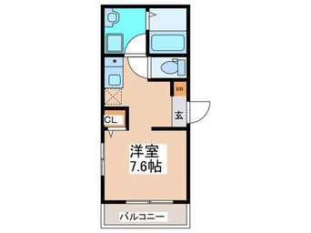 間取図 ＭＥＬＤＩＡ大蓮Ⅰ