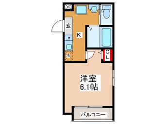 間取図 ＭＥＬＤＩＡ大蓮Ⅰ