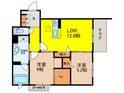 シャーメゾン プルメリアの間取図