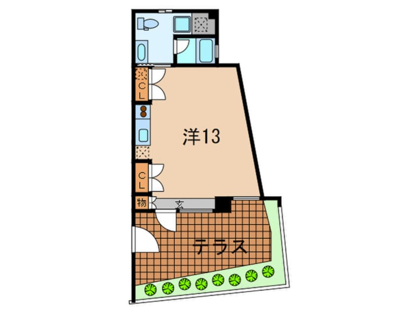 間取図 ヴィレッタ苦楽園