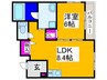 プロフォンド 1LDKの間取り