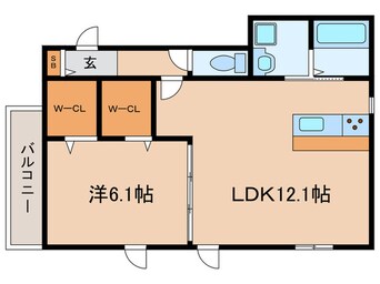 間取図 シャロームノース