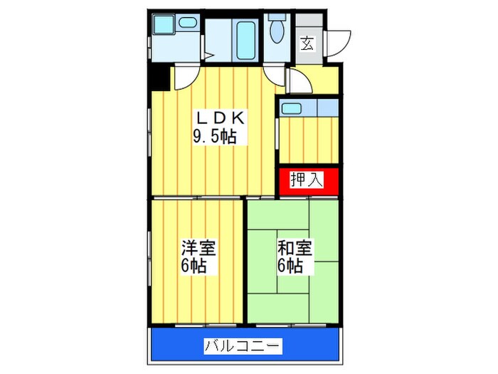 間取り図 グランデ－ジ今里