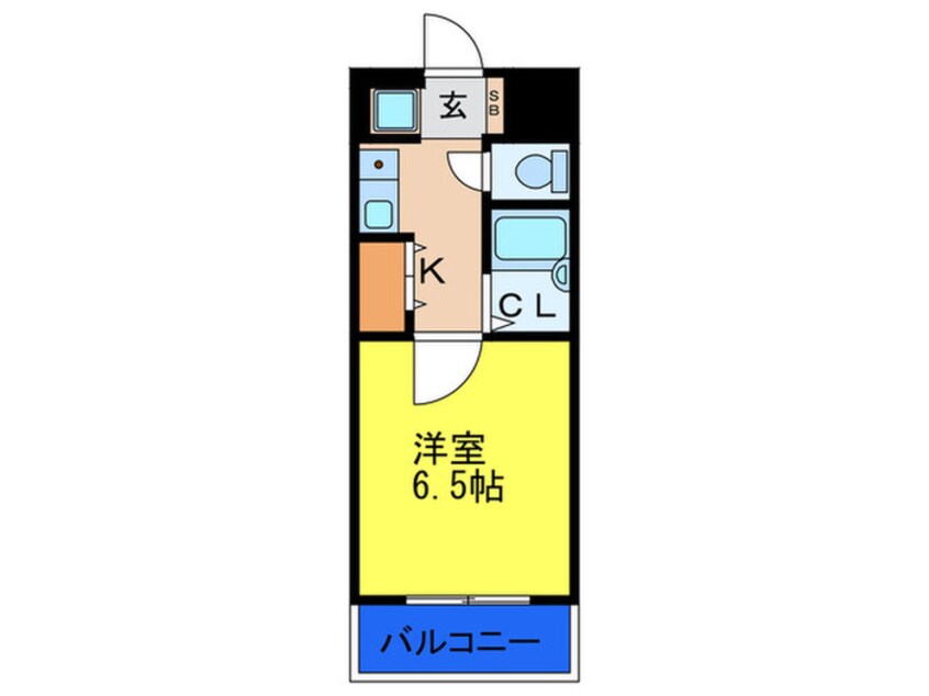 間取図 グランデ－ジ今里