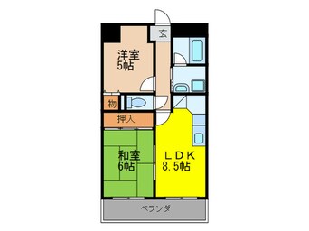 間取図 ラ・モ－ブ