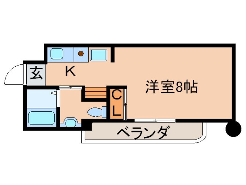 間取図 シルクコ－ト嵐山