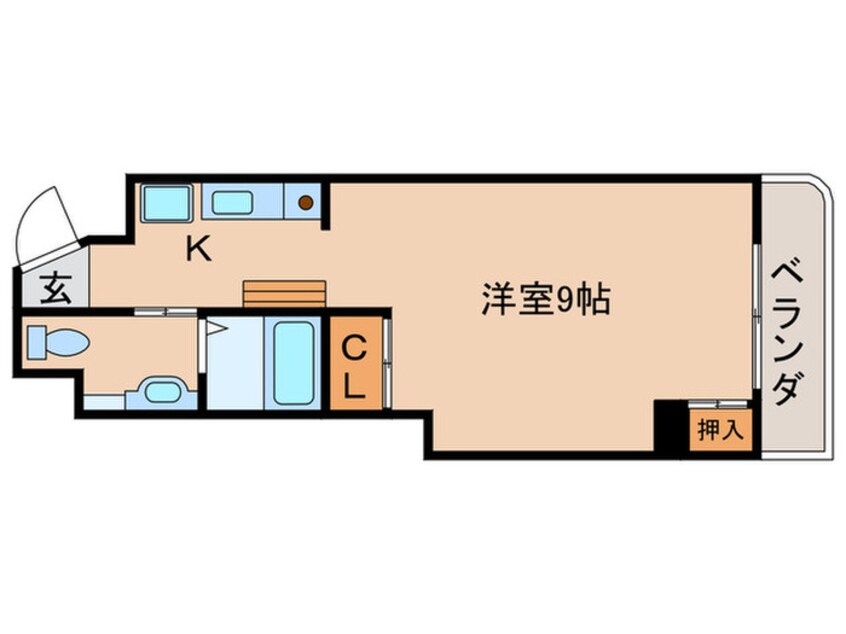 間取図 シルクコ－ト嵐山