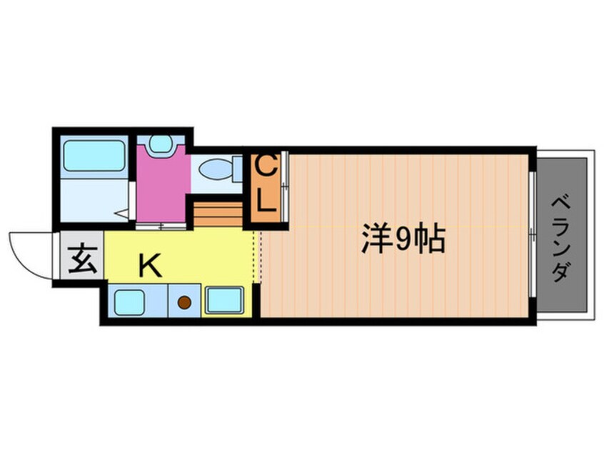 間取図 シルクコ－ト嵐山