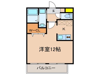 間取図 コリ－ナ宇多野