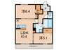 D-room 五反田 2LDKの間取り