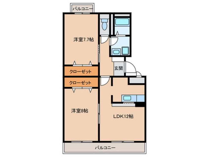 間取図 フォレスタフィウ－メ