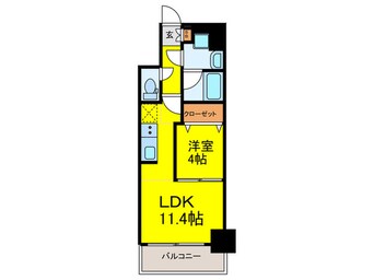 間取図 プレジオ鎗屋町