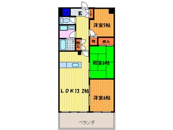 間取図 サウスビン