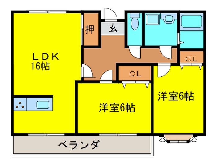 間取り図 Ｆマンション