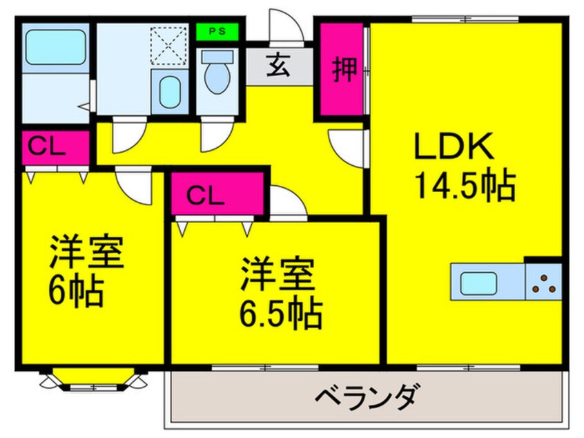 間取図 Ｆマンション