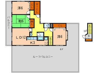 間取図 グランディア六甲道