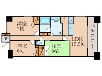 間取図 ローレルコート堺町六角(903)