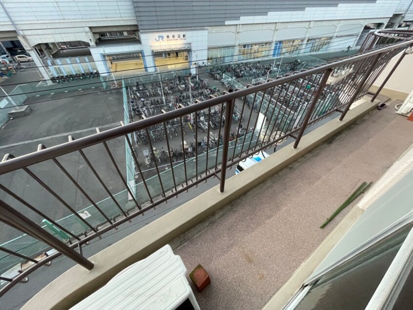 ベランダ・バルコニー ハイツ南田辺(406)