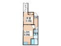 ﾌｼﾞﾊﾟﾚｽ住吉山之内Ⅲ番館の間取図