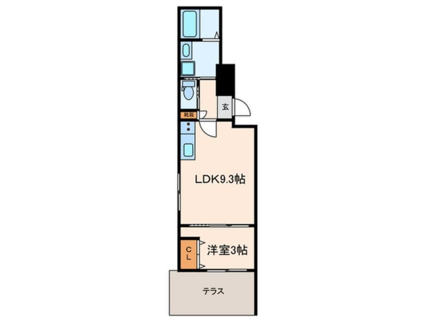間取図 アドバンスコート五条丹波口