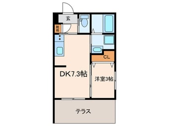 間取図 アドバンスコート五条丹波口