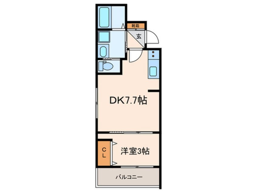 間取図 アドバンスコート五条丹波口