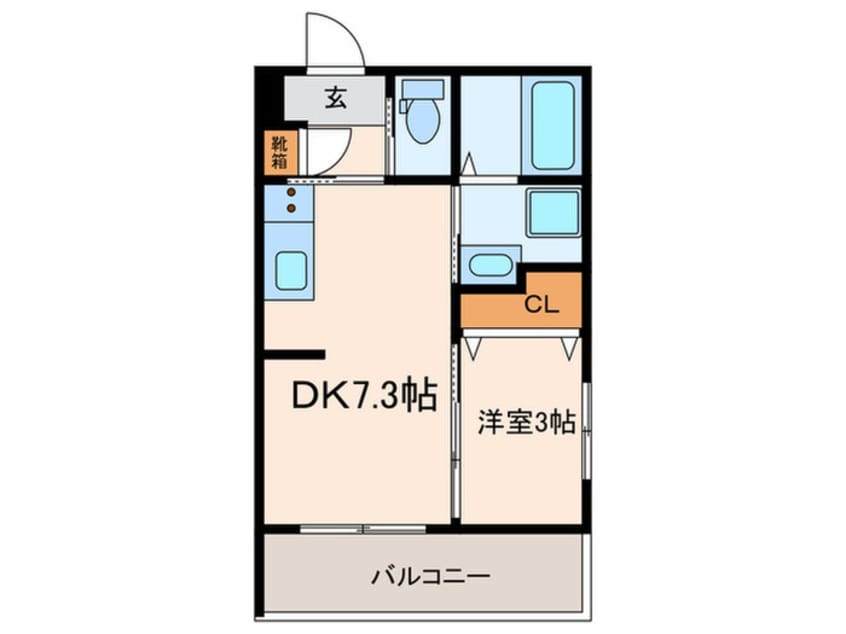 間取図 アドバンスコート五条丹波口
