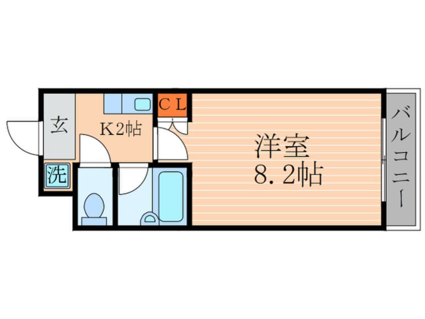 間取図 メゾン・ド・エクレ－ル