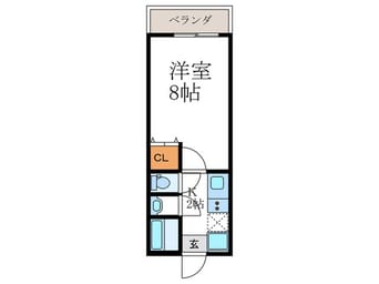 間取図 フラッティ御薗橋西