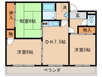 間取図 コーポ弘和