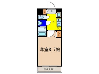 間取図 プレサンス京都鴨川(507)